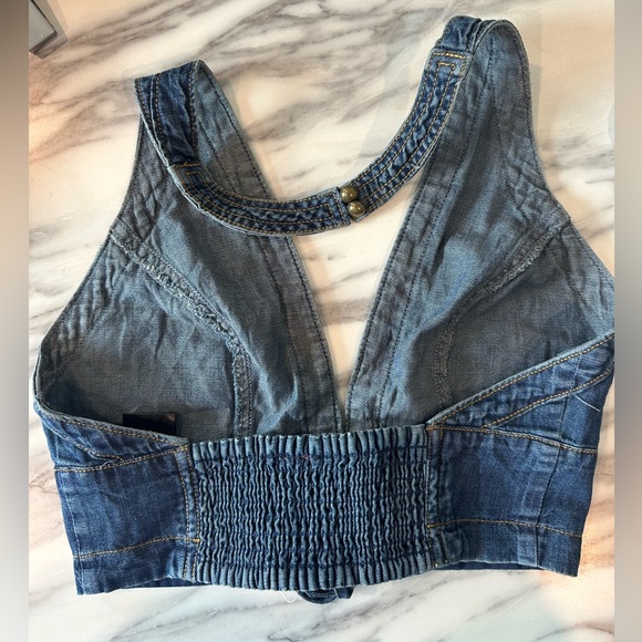 Pilcro Denim Tie Front Shirt / vest - Picture 10 of 15